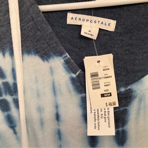 Blue tie dye hoodie - Picture 2 of 3